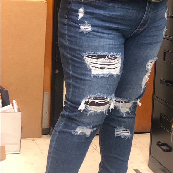 Semi Distressed Denim - Picture 2 of 4